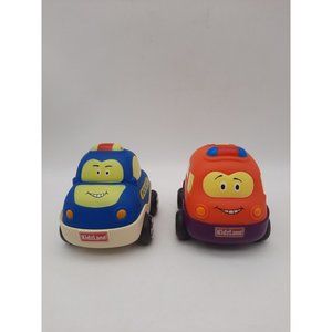 Kidzlane Pull Back Action Cars w/Rattle Toddler Baby Police Car and First Aid